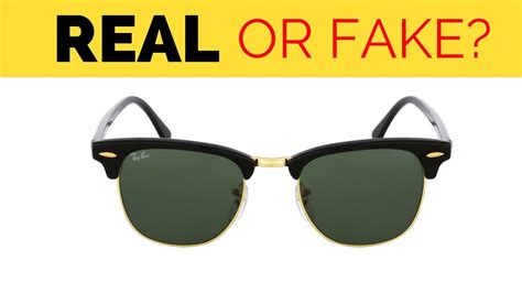 ray ban clubmaster cheap fake - How to Tell if Ray.
